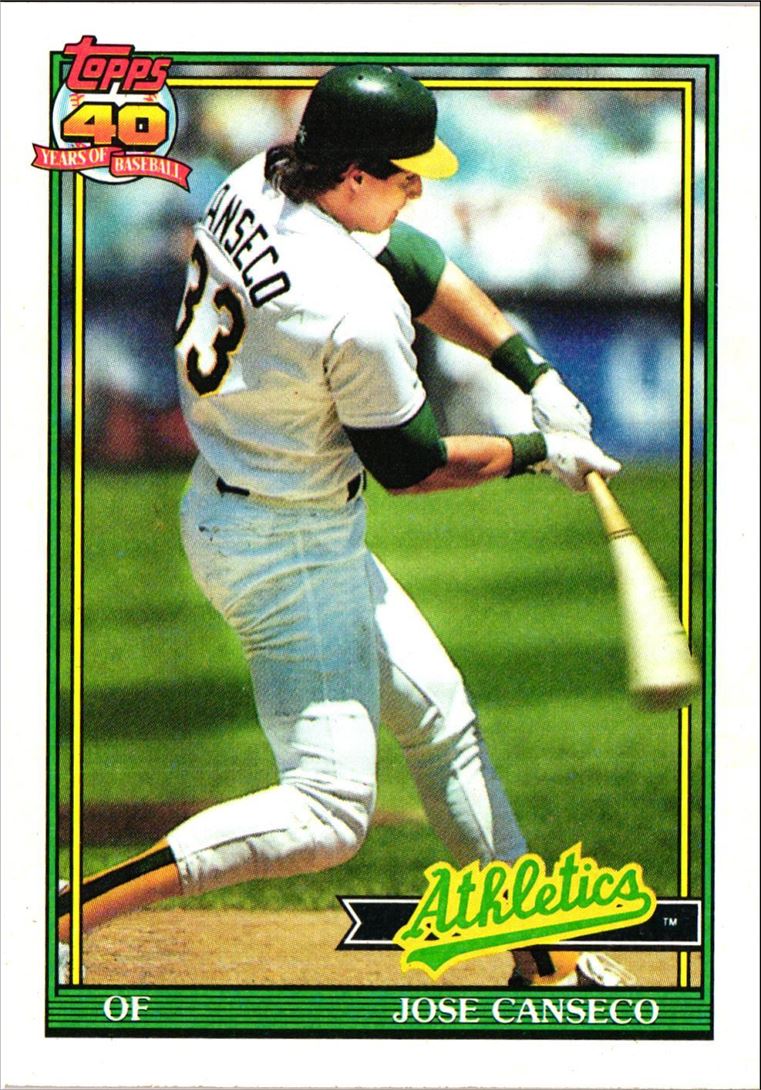 1991 Topps Jose Canseco