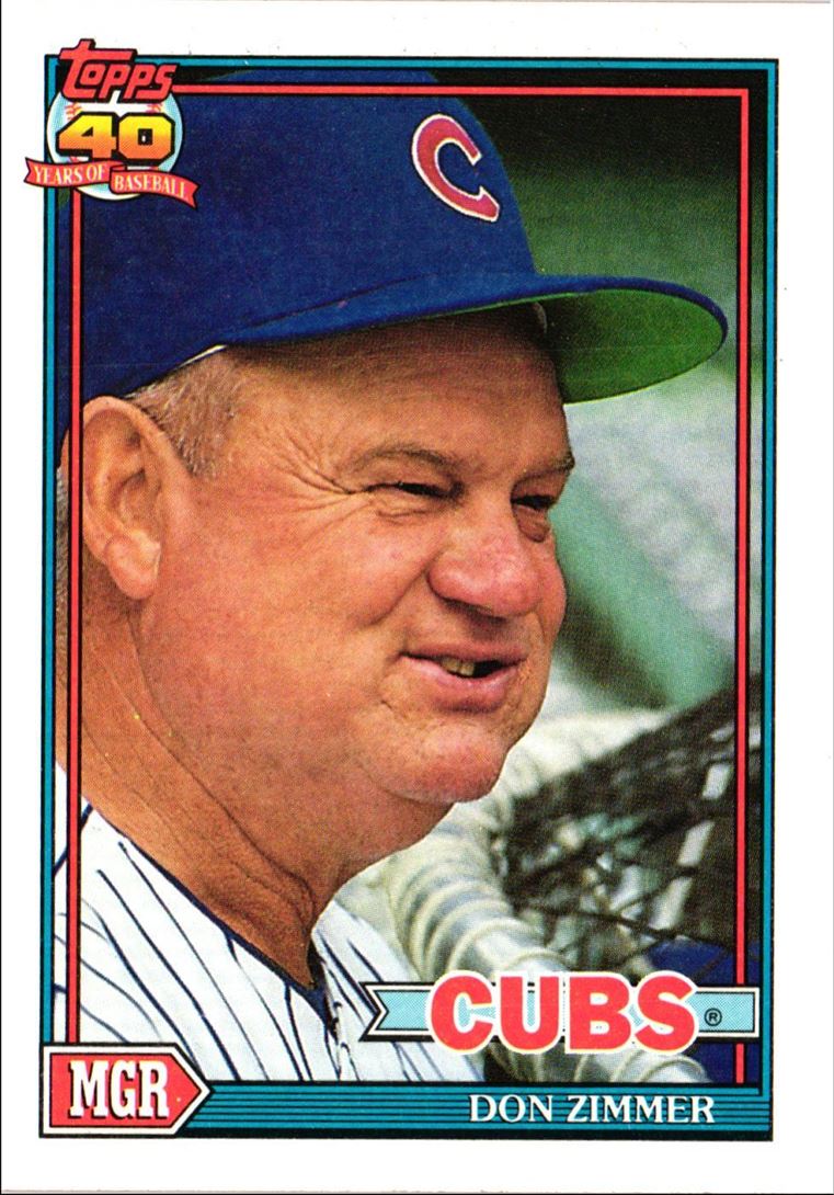 1991 Topps Don Zimmer