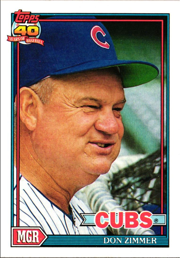 1991 Topps Don Zimmer