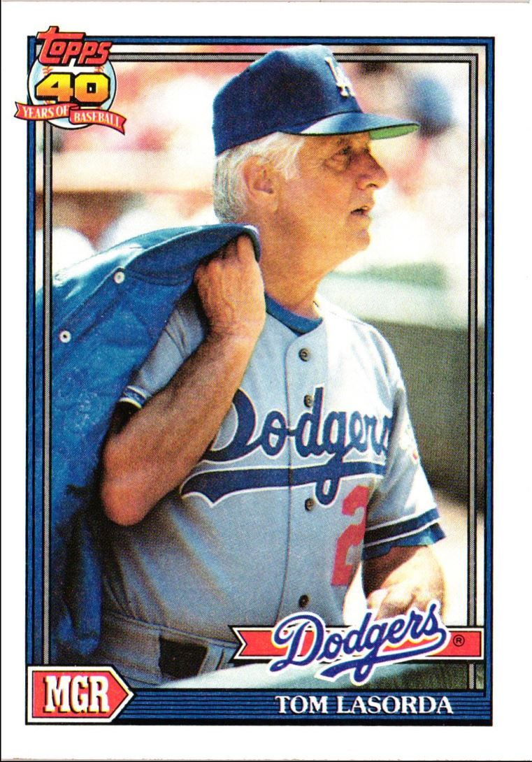 1991 Topps Tommy Lasorda