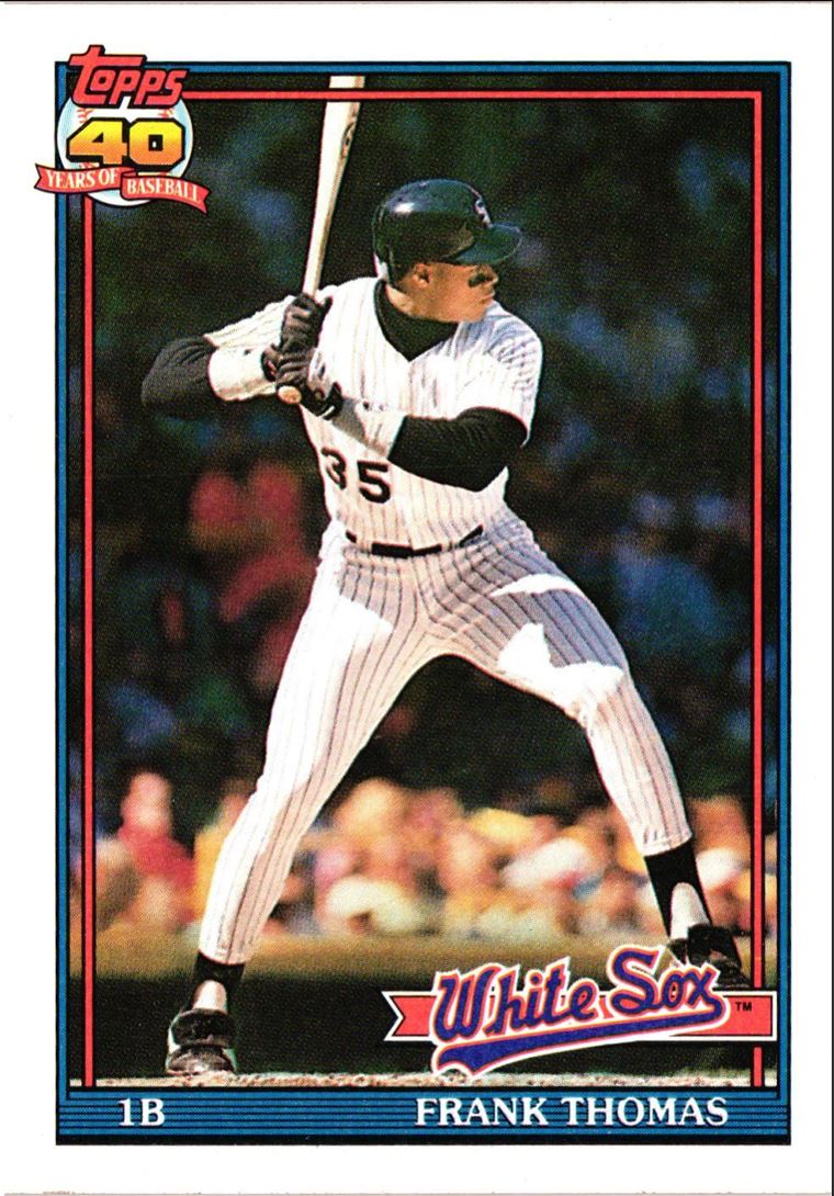 1991 Topps Frank Thomas