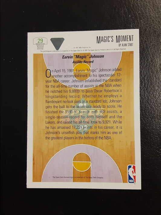 1991 Upper Deck Magic's Moment