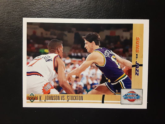 1991 Upper Deck Kevin Johnson / John Stockton