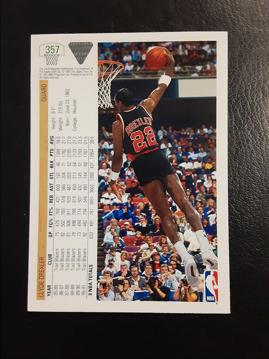 1991 Upper Deck Clyde Drexler