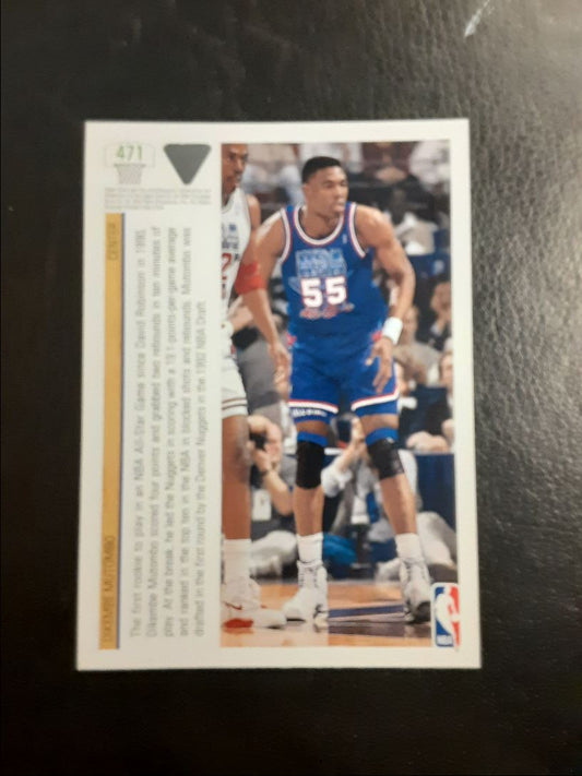 1991 Upper Deck Dikembe Mutombo