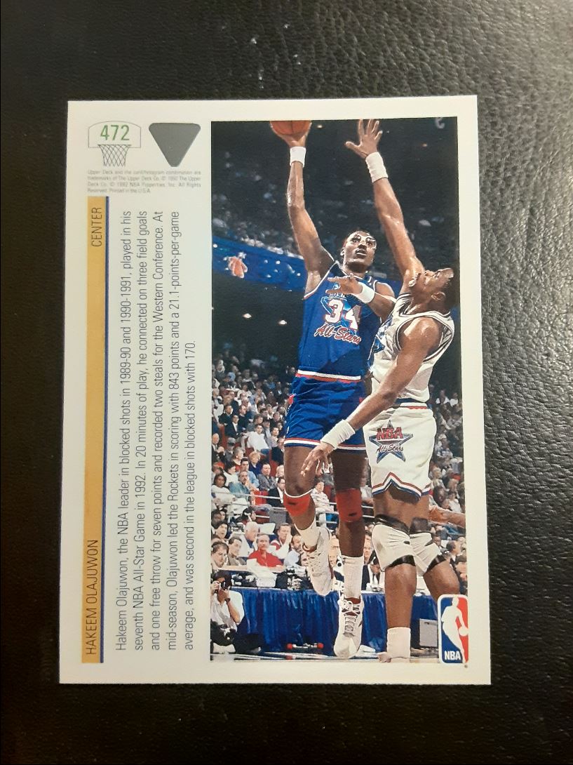 1991 Upper Deck Hakeem Olajuwon