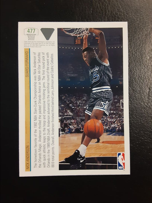 1991 Upper Deck Nick Anderson