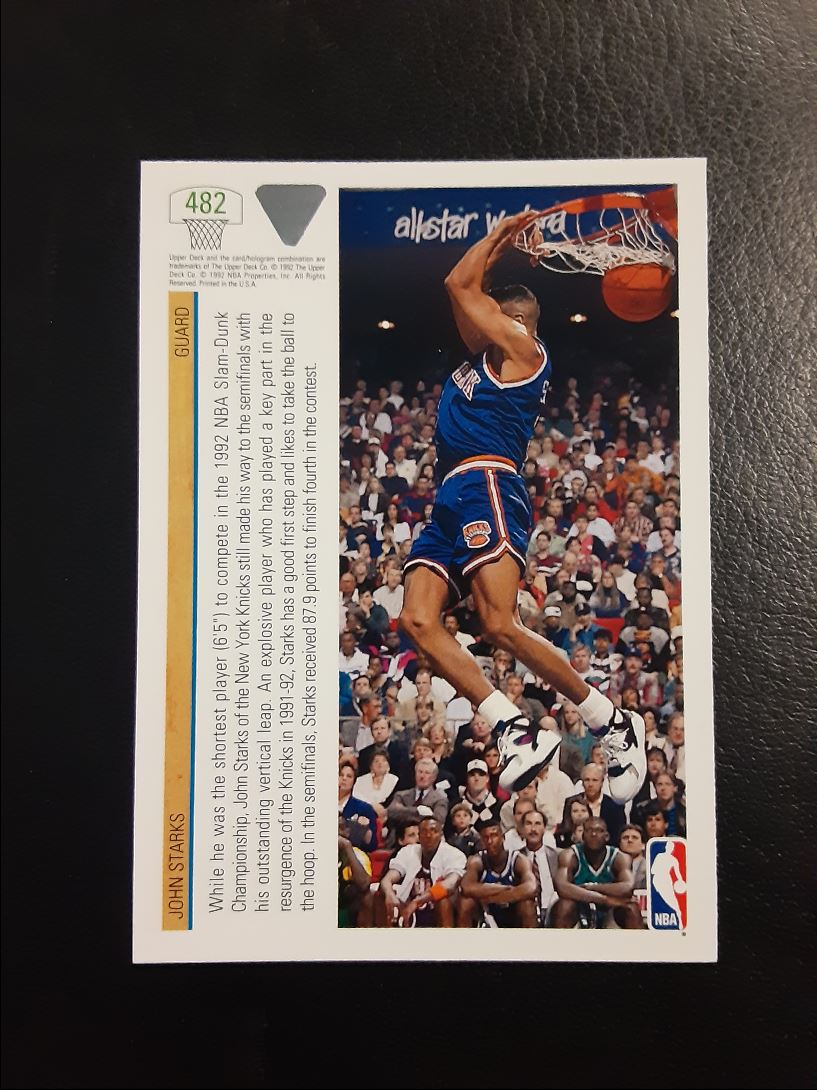 1991 Upper Deck John Starks