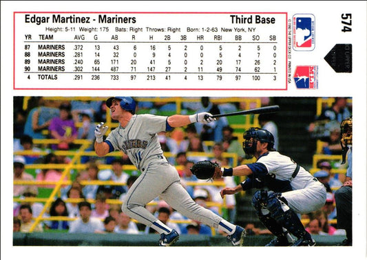 1991 Upper Deck Edgar Martinez