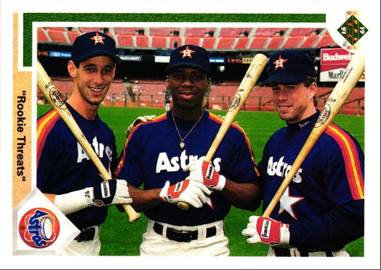 1991 Upper Deck Jeff Bagwell/Luis Gonzalez/Karl Rhodes