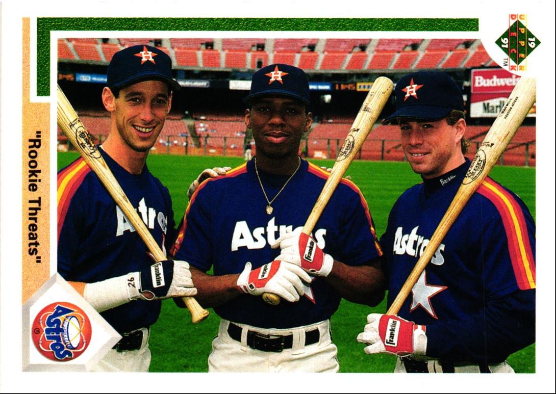 1991 Upper Deck Jeff Bagwell/Luis Gonzalez/Karl Rhodes