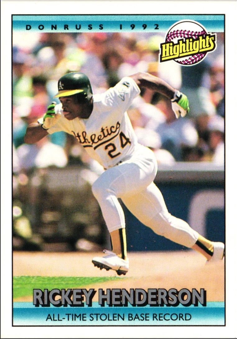 1992 Donruss Rickey Henderson