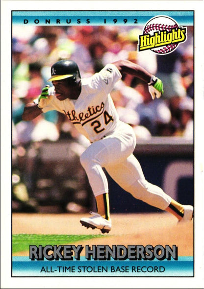 1992 Donruss Rickey Henderson