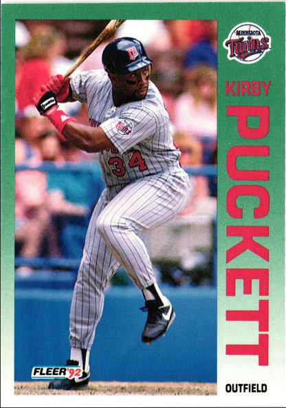 1992 Fleer Kirby Puckett