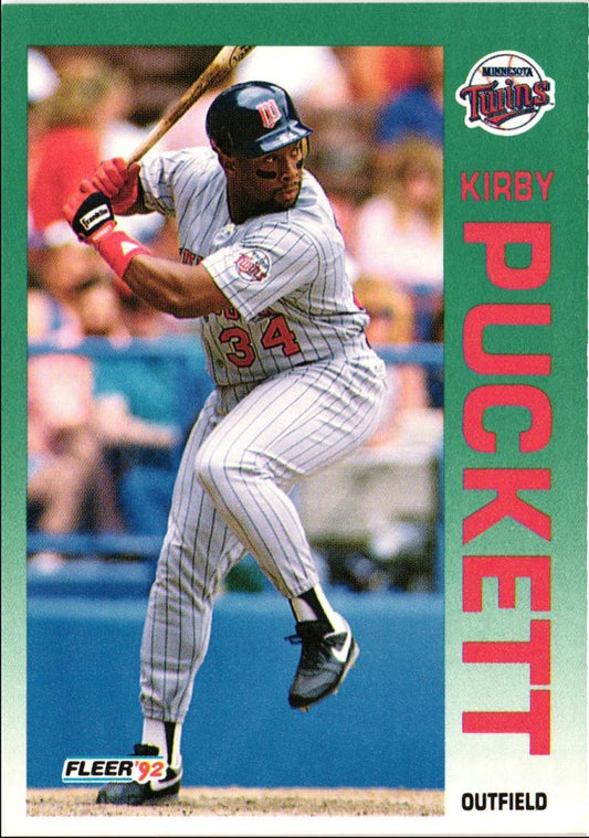 1992 Fleer Kirby Puckett