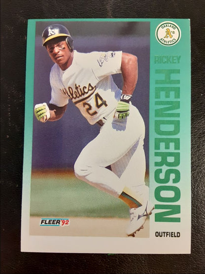 1992 Fleer Rickey Henderson