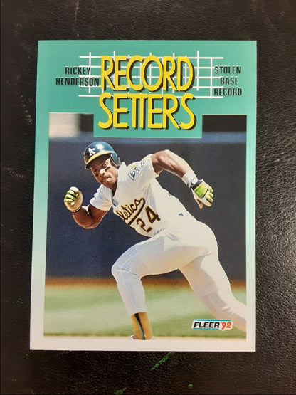 1992 Fleer Rickey Henderson