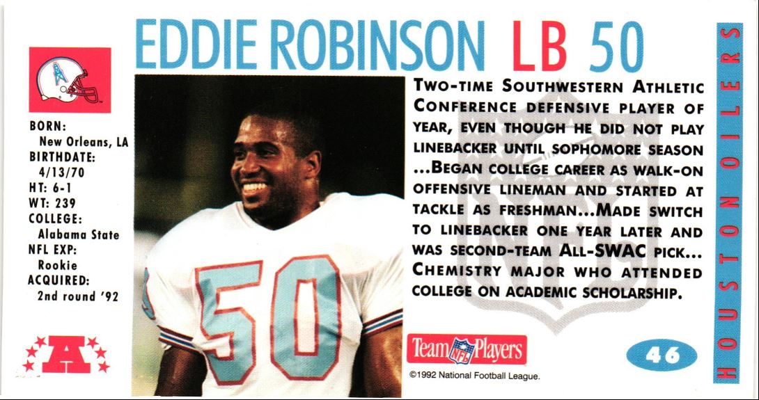 1992 GameDay Eddie Robinson