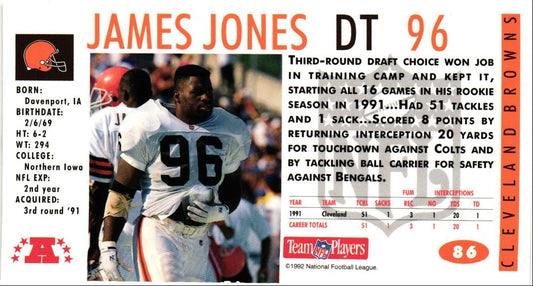 1992 GameDay James Jones