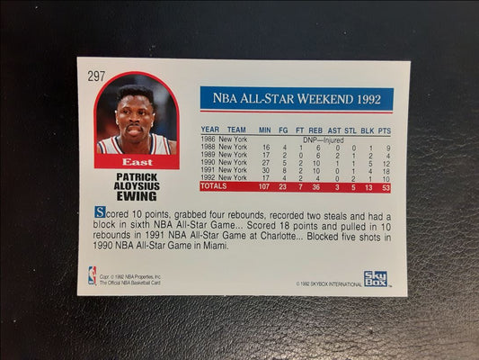 1992 Hoops Patrick Ewing