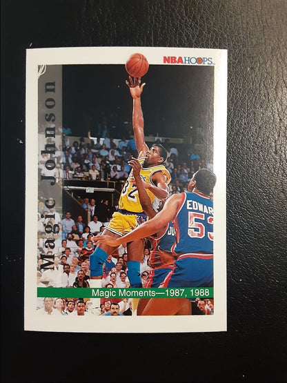 1992 Hoops Magic Johnson Magic Moments--1985