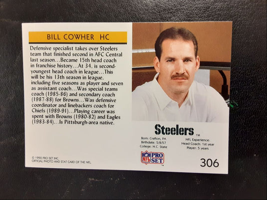 1992 Pro Set Bill Cowher