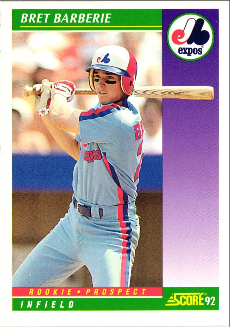 1992 Score Bret Barberie
