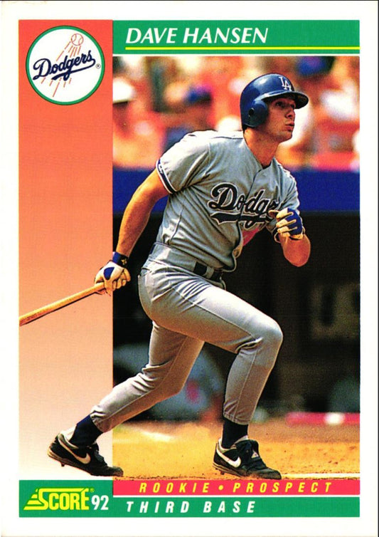 1992 Score Dave Hansen