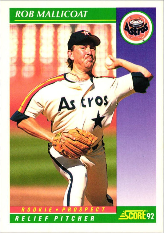 1992 Score Rob Mallicoat