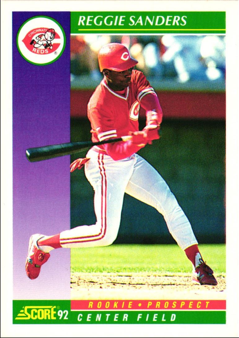 1992 Score Reggie Sanders