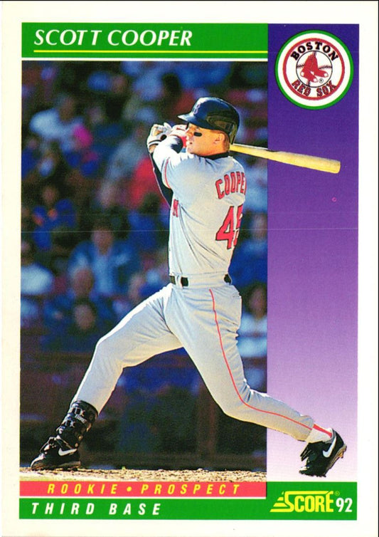 1992 Score Scott Cooper