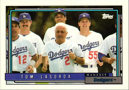 1992 Topps Tom Lasorda