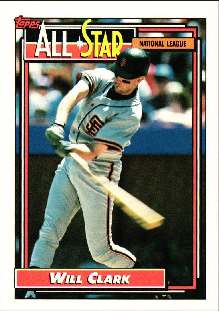 1992 Topps Will Clark