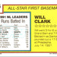 1992 Topps Will Clark