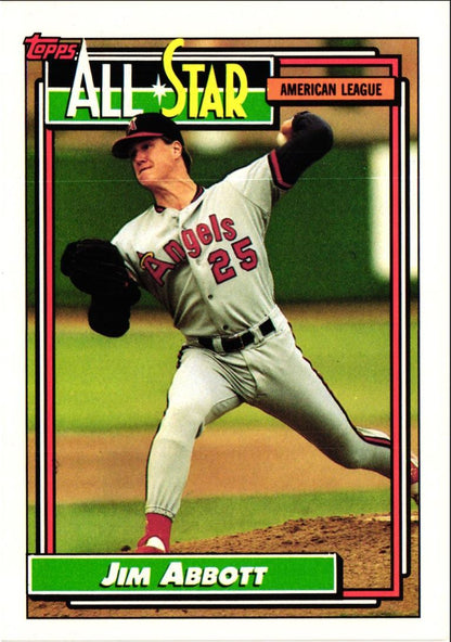 1992 Topps Jim Abbott