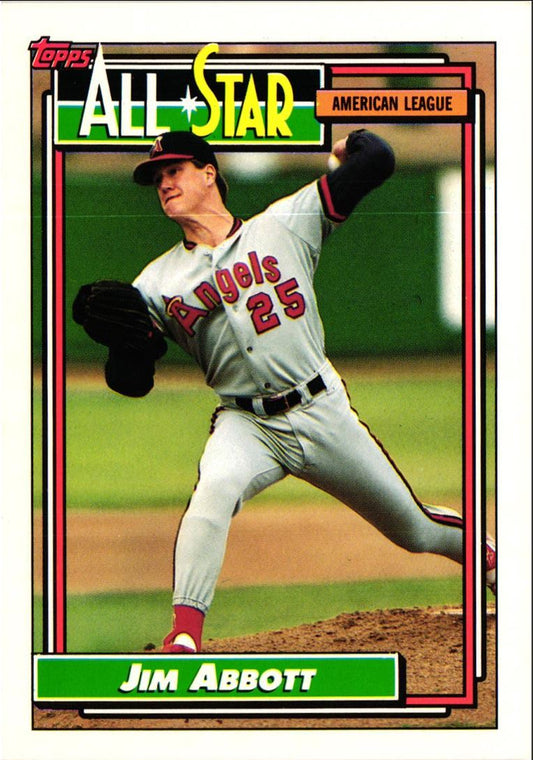 1992 Topps Jim Abbott