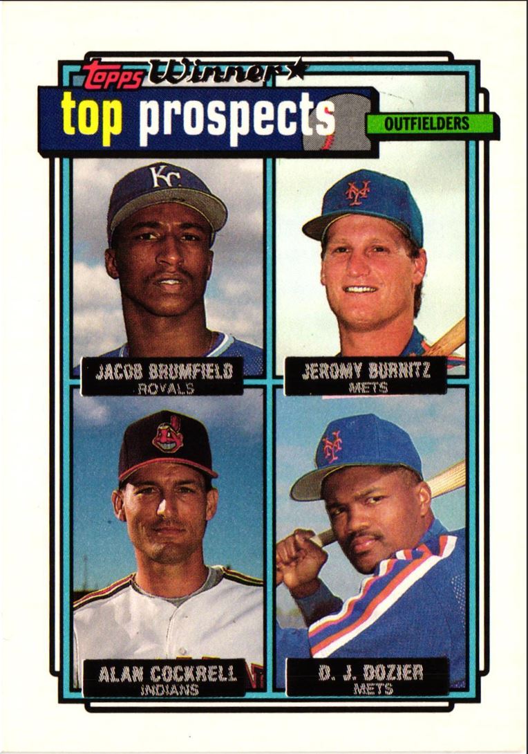 1992 Topps Jacob Brumfield/Jeromy Burnitz/Alan Cockrell/D.J. Dozier