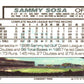1992 Topps Sammy Sosa