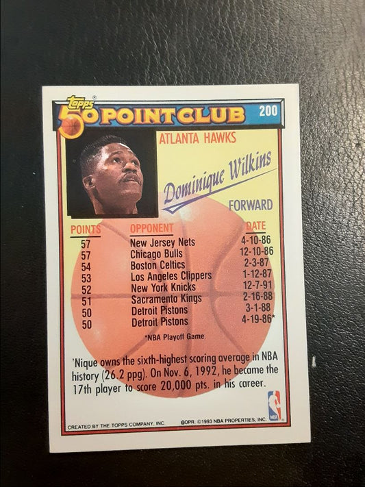 1992 Topps Gold Dominique Wilkins