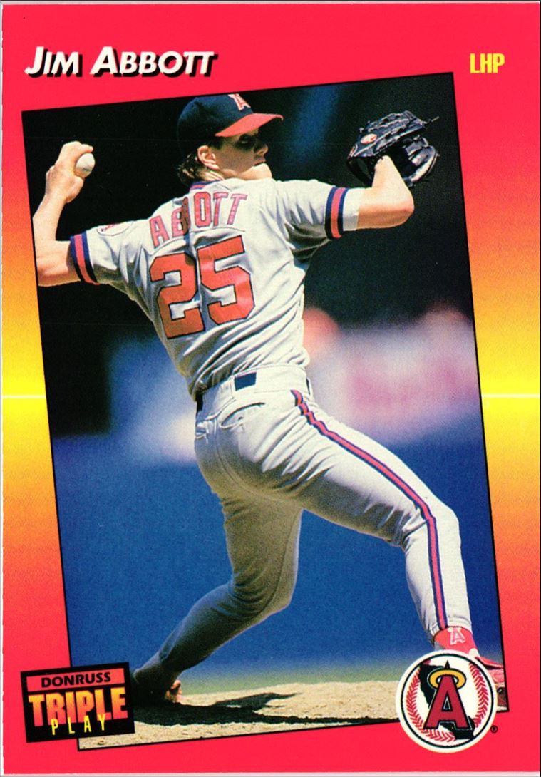 1992 Triple Play Jim Abbott