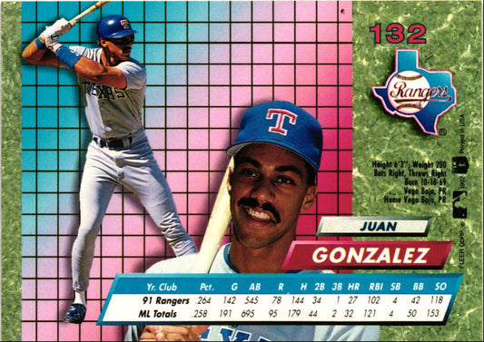 1992 Ultra Juan Gonzalez