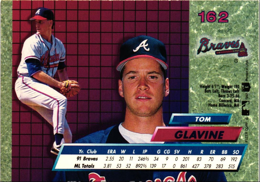 1992 Ultra Tom Glavine