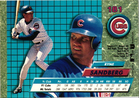 1992 Ultra Ryne Sandberg