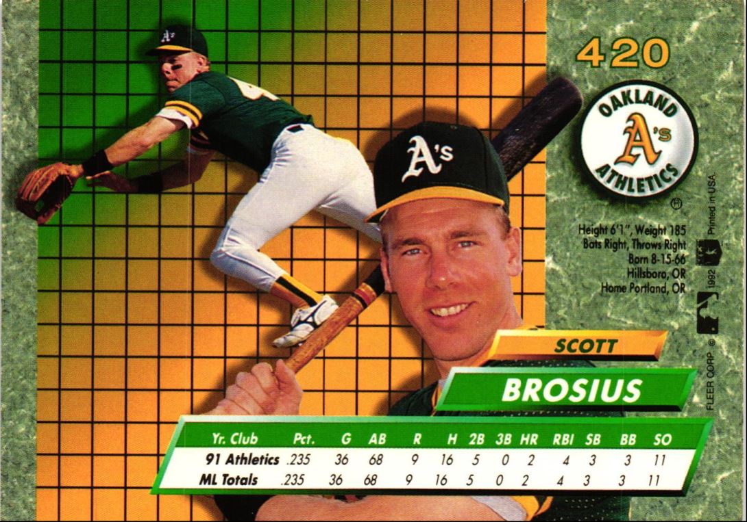 1992 Ultra Scott Brosius