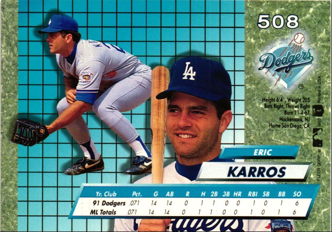 1992 Ultra Eric Karros