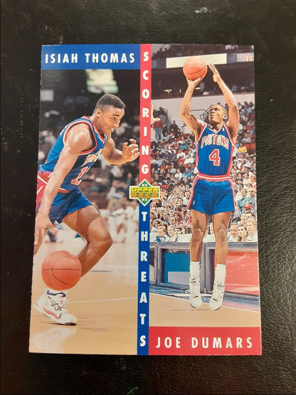 1992 Upper Deck Isiah Thomas/Joe Dumars