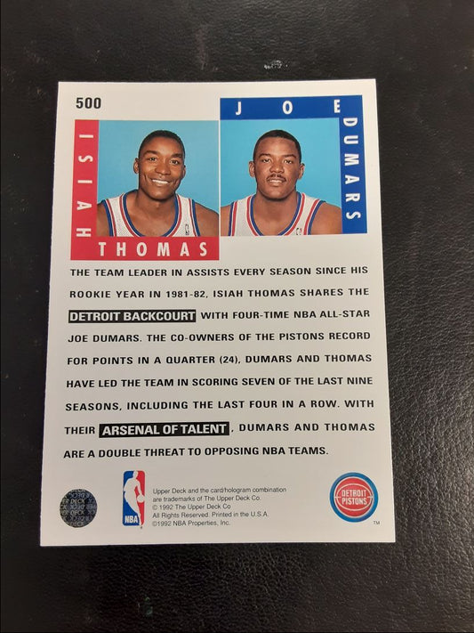 1992 Upper Deck Isiah Thomas/Joe Dumars