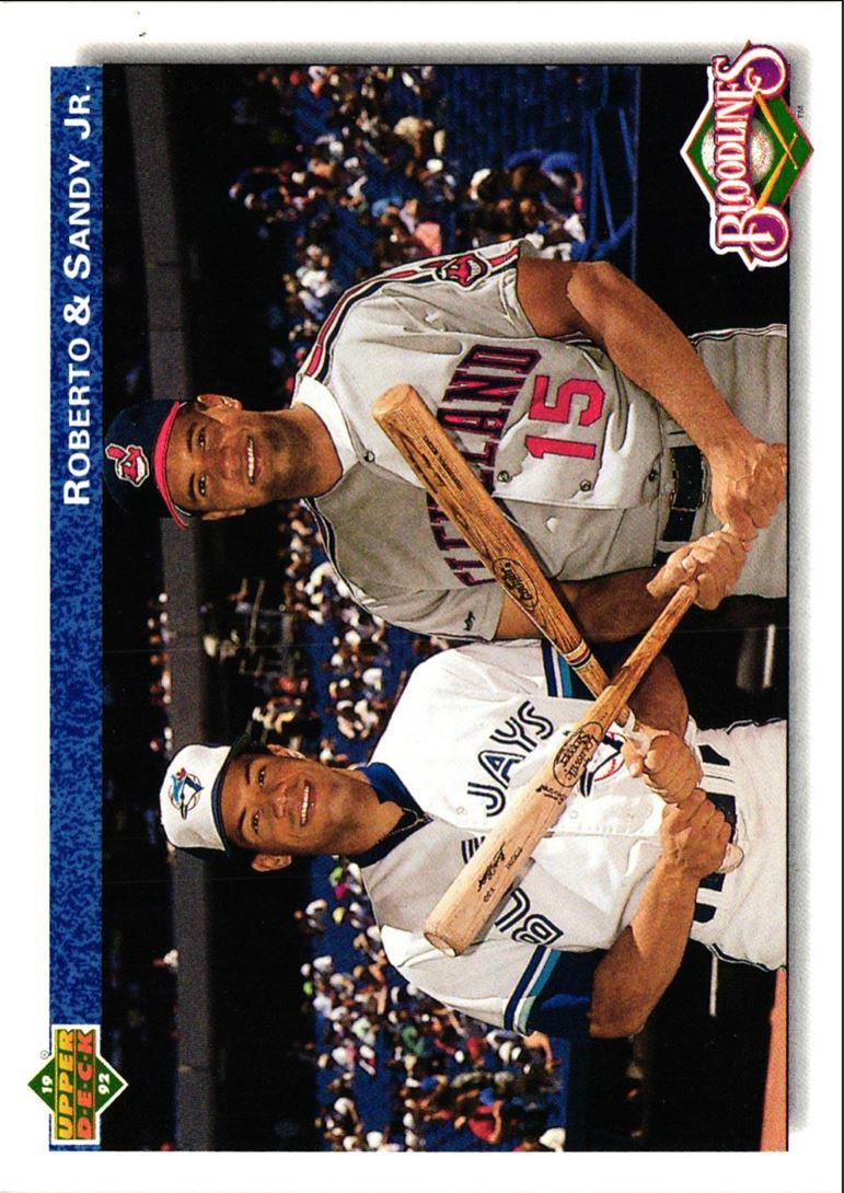 1992 Upper Deck Roberto Alomar/Sandy Alomar Jr.