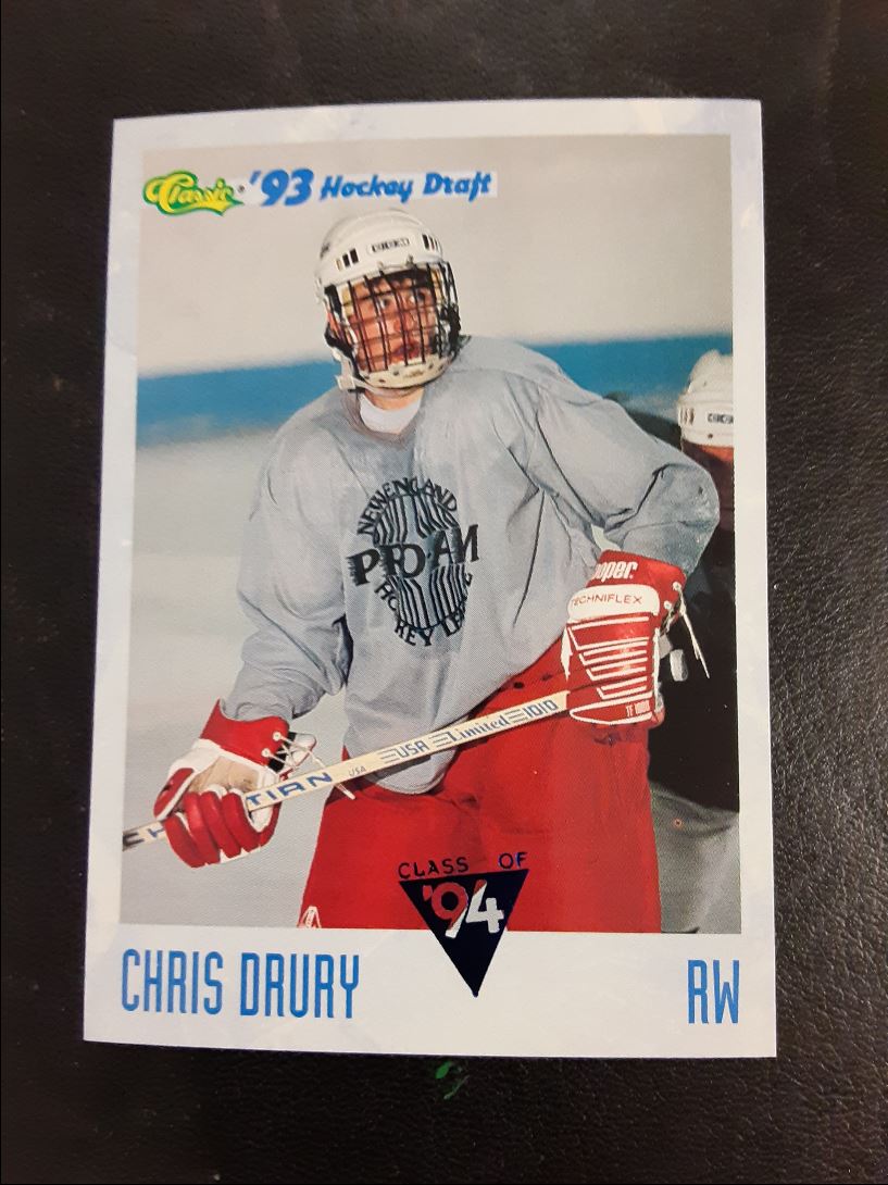 1993 Classic '93 Hockey Draft Chris Drury