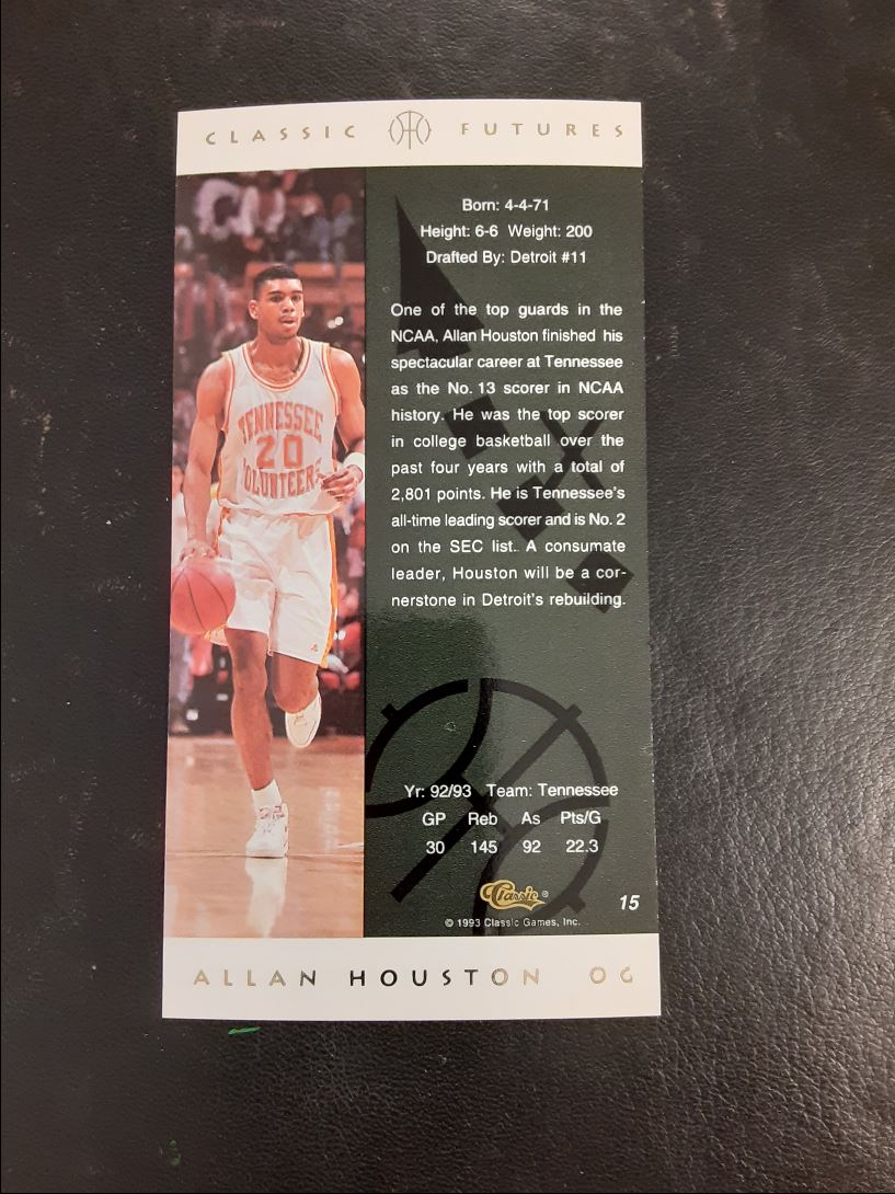 1993 Classic Futures Allan Houston